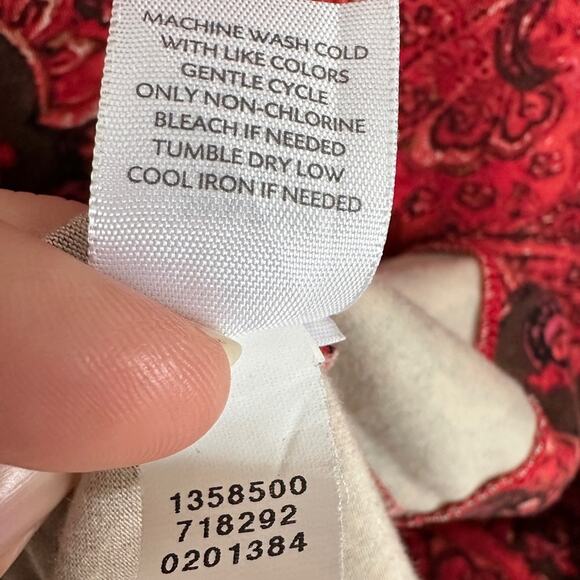 J. Jill‎ Paisley Knit Jersey Dress Size X-Small XS EUC - Picture 8 of 8